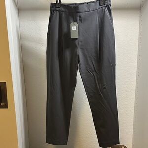 All Saints Aleida Charcoal Gray Tri Trouser NWT Sz 6